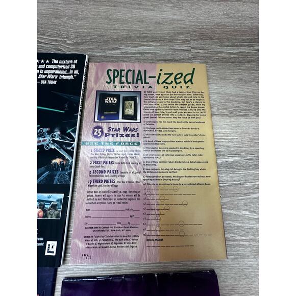 Star Wars|Lot|Comics/Technical Journal/Quiz Wiz - Picture 8 of 11